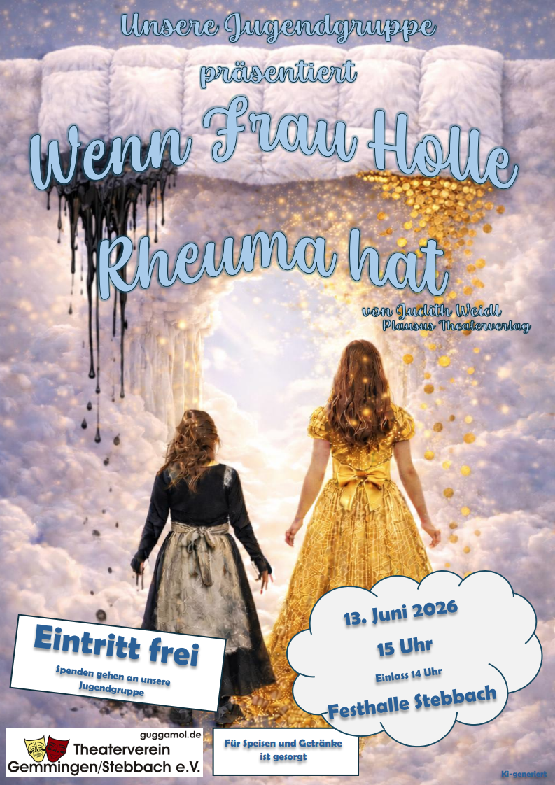 Plakat - Wenn Frau Holle Rheuma hat